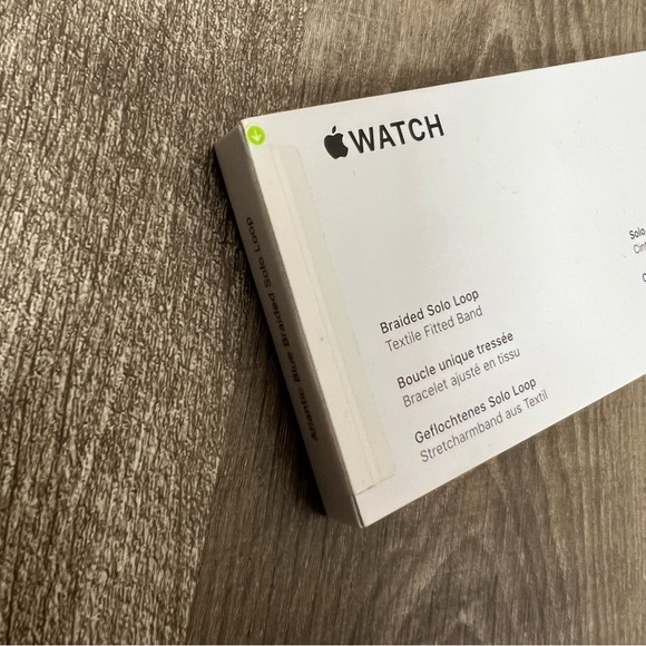 Apple Atlantic Blue 40mm Braided Solo Loop Watch Band - Picture 4 of 7